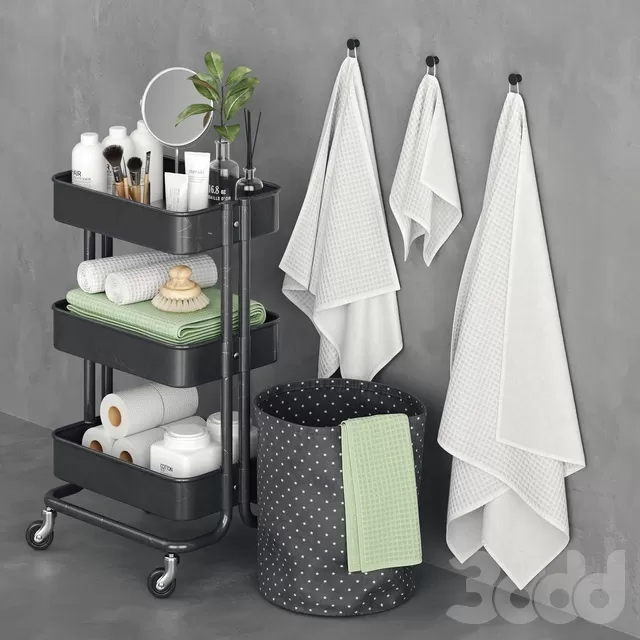 BATHROOM – ACCESSORIES – 3D MODELS – FREE DOWNLOAD – 1901