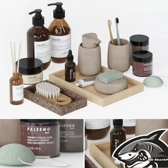 BATHROOM – ACCESSORIES – 3D MODELS – FREE DOWNLOAD – 1916