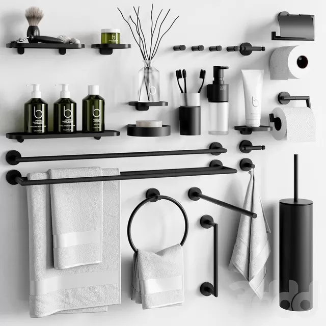 BATHROOM – ACCESSORIES – 3D MODELS – FREE DOWNLOAD – 1918