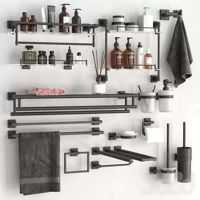 BATHROOM – ACCESSORIES – 3D MODELS – FREE DOWNLOAD – 1920