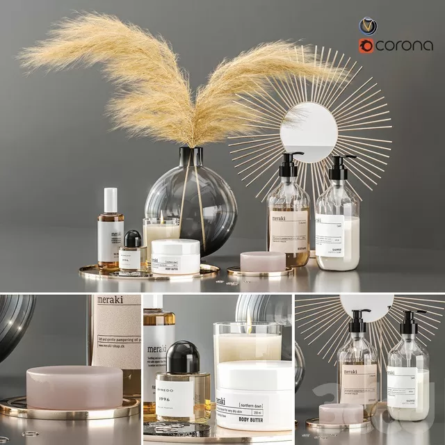 BATHROOM – ACCESSORIES – 3D MODELS – FREE DOWNLOAD – 1924