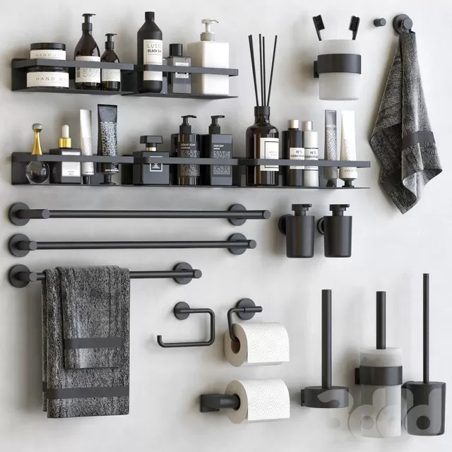 BATHROOM – ACCESSORIES – 3D MODELS – FREE DOWNLOAD – 1927