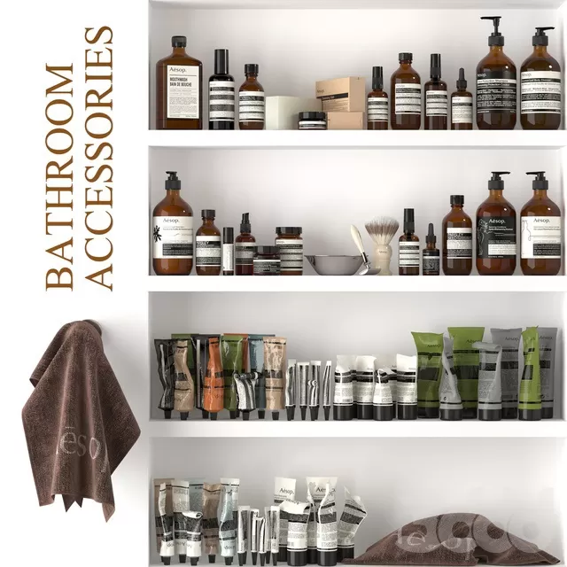 BATHROOM – ACCESSORIES – 3D MODELS – FREE DOWNLOAD – 1932