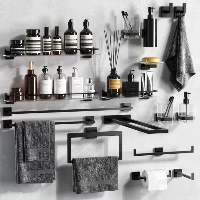 BATHROOM – ACCESSORIES – 3D MODELS – FREE DOWNLOAD – 1953