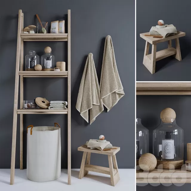 BATHROOM – ACCESSORIES – 3D MODELS – FREE DOWNLOAD – 1955