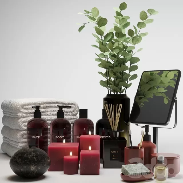 BATHROOM – ACCESSORIES – 3D MODELS – FREE DOWNLOAD – 1958