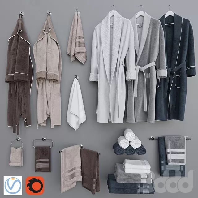 BATHROOM – ACCESSORIES – 3D MODELS – FREE DOWNLOAD – 1966