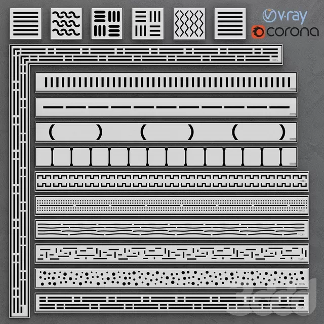 BATHROOM – ACCESSORIES – 3D MODELS – FREE DOWNLOAD – 1968