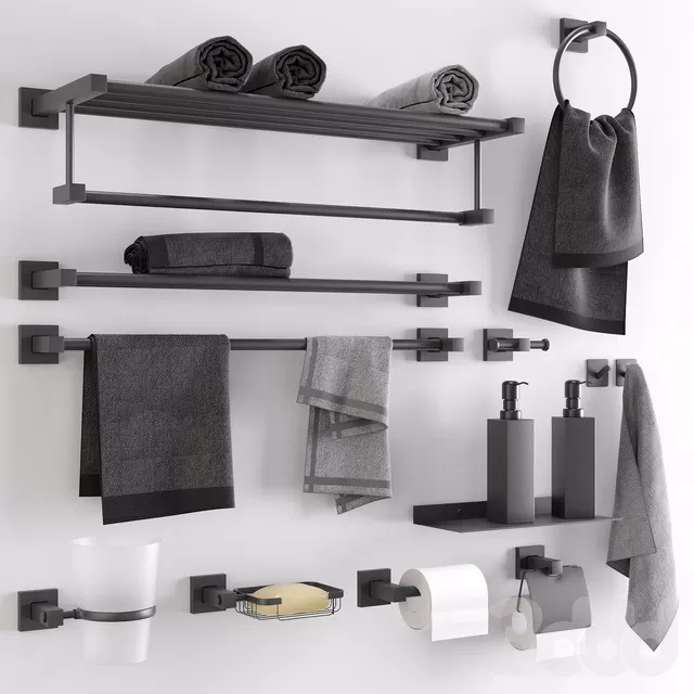 BATHROOM – ACCESSORIES – 3D MODELS – FREE DOWNLOAD – 1975