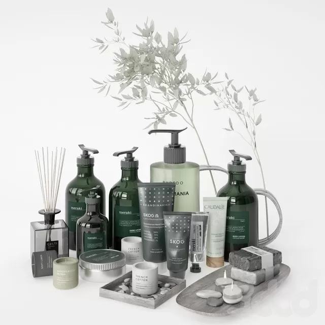 BATHROOM – ACCESSORIES – 3D MODELS – FREE DOWNLOAD – 1976