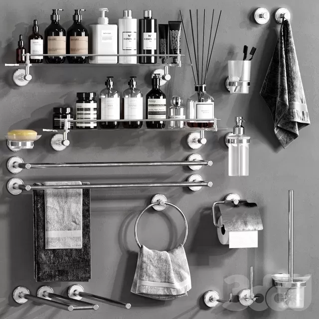 BATHROOM – ACCESSORIES – 3D MODELS – FREE DOWNLOAD – 1978