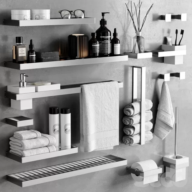 BATHROOM – ACCESSORIES – 3D MODELS – FREE DOWNLOAD – 1982