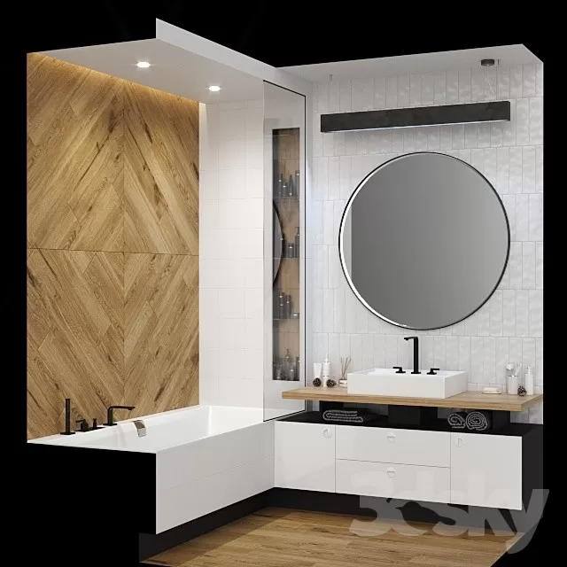 BATHROOM – BATHROOM FURNITURE – 3D MODELS – FREE DOWNLOAD – 2073