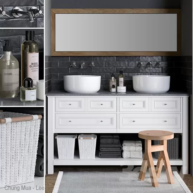 BATHROOM – BATHROOM FURNITURE – 3D MODELS – FREE DOWNLOAD – 2079