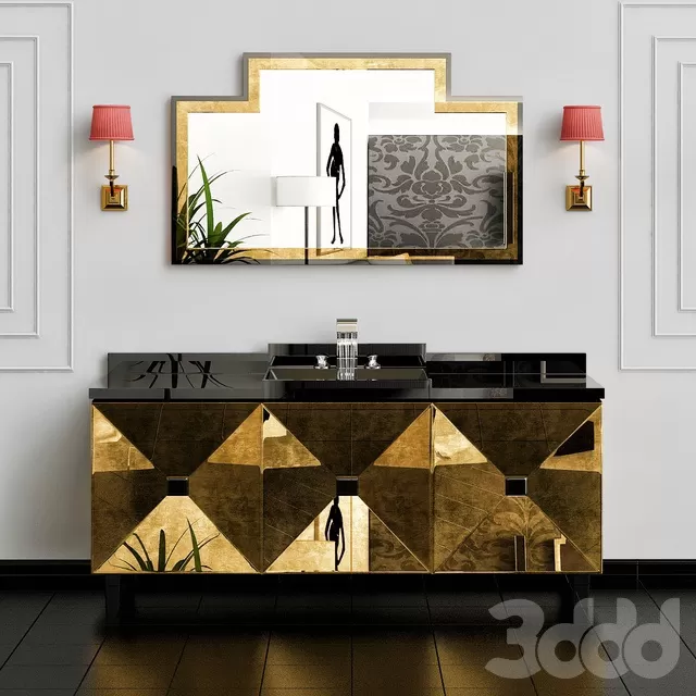 BATHROOM – BATHROOM FURNITURE – 3D MODELS – FREE DOWNLOAD – 2081