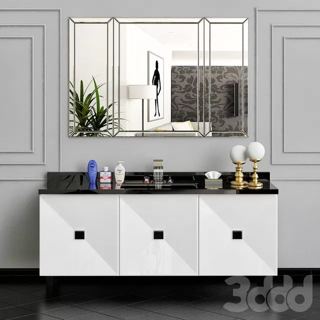 BATHROOM – BATHROOM FURNITURE – 3D MODELS – FREE DOWNLOAD – 2083