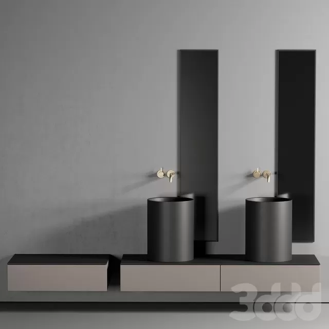 BATHROOM – BATHROOM FURNITURE – 3D MODELS – FREE DOWNLOAD – 2105