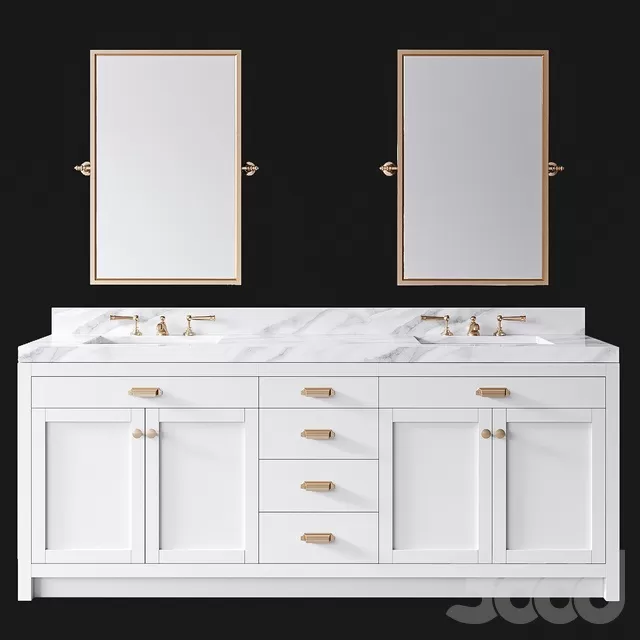 BATHROOM – BATHROOM FURNITURE – 3D MODELS – FREE DOWNLOAD – 2127