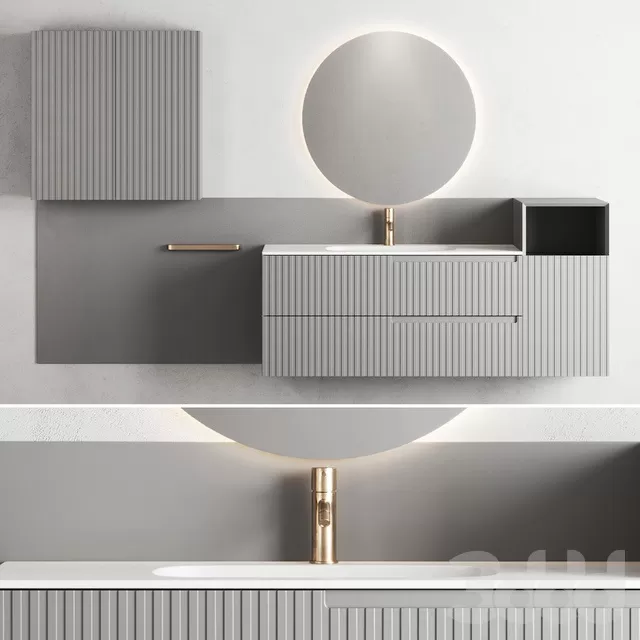 BATHROOM – BATHROOM FURNITURE – 3D MODELS – FREE DOWNLOAD – 2129