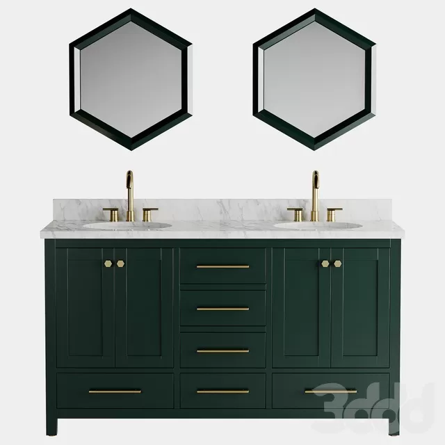 BATHROOM – BATHROOM FURNITURE – 3D MODELS – FREE DOWNLOAD – 2139