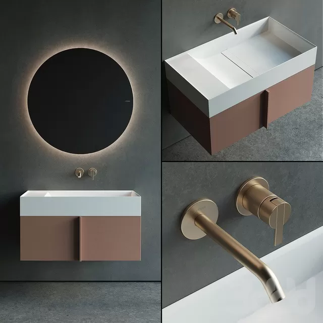 BATHROOM – BATHROOM FURNITURE – 3D MODELS – FREE DOWNLOAD – 2159