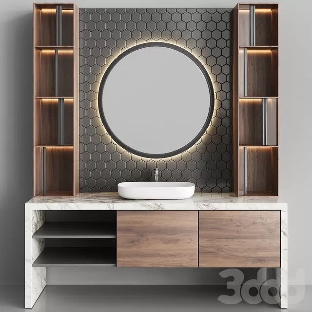 BATHROOM – BATHROOM FURNITURE – 3D MODELS – FREE DOWNLOAD – 2160