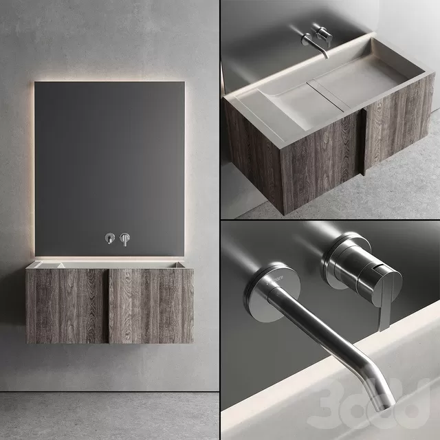 BATHROOM – BATHROOM FURNITURE – 3D MODELS – FREE DOWNLOAD – 2165
