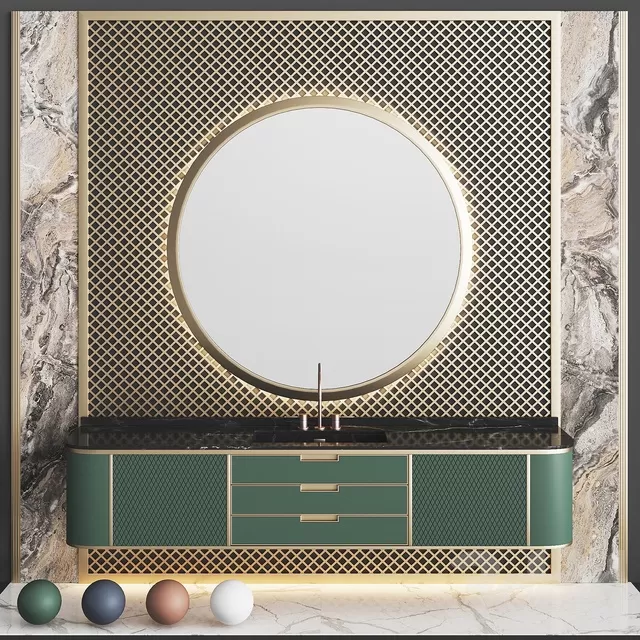 BATHROOM – BATHROOM FURNITURE – 3D MODELS – FREE DOWNLOAD – 2167