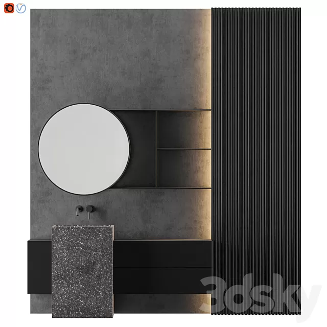 BATHROOM – BATHROOM FURNITURE – 3D MODELS – FREE DOWNLOAD – 2190