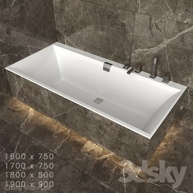 BATHROOM – BATHTUB – 3D MODELS – FREE DOWNLOAD – 2216