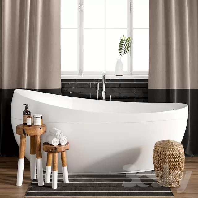 BATHROOM – BATHTUB – 3D MODELS – FREE DOWNLOAD – 2220