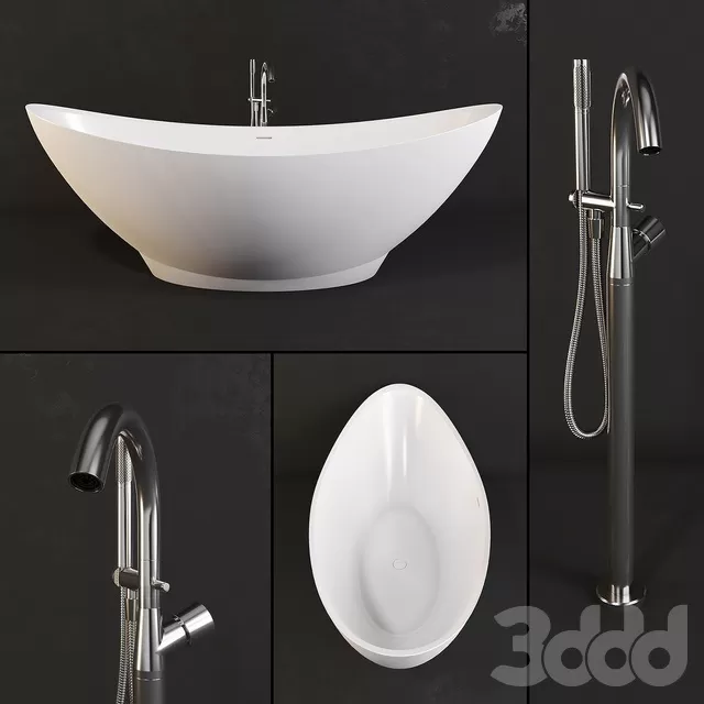 BATHROOM – BATHTUB – 3D MODELS – FREE DOWNLOAD – 2241