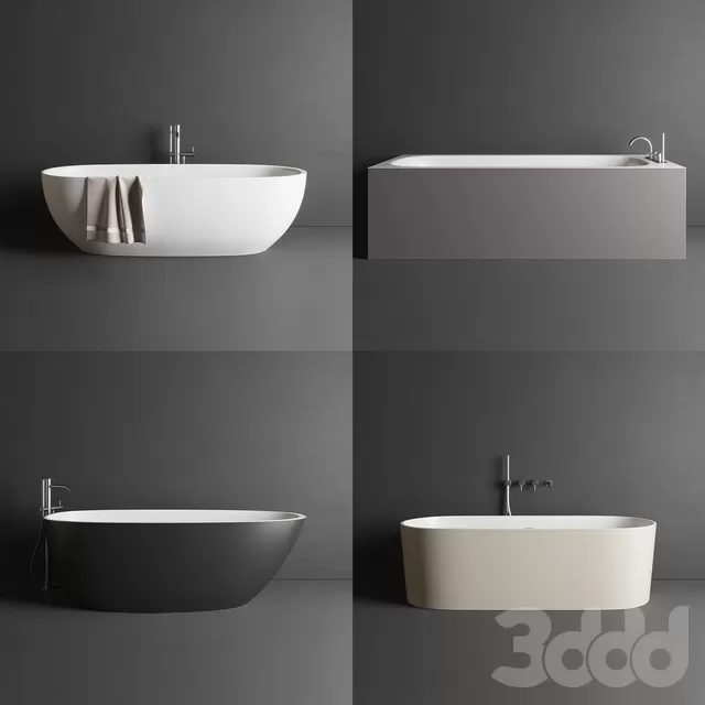 BATHROOM – BATHTUB – 3D MODELS – FREE DOWNLOAD – 2242