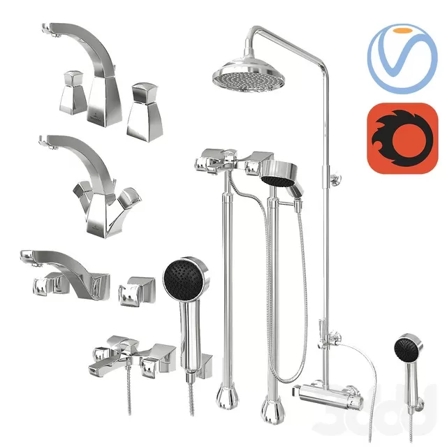 BATHROOM – FAUCET – 3D MODELS – FREE DOWNLOAD – 2328