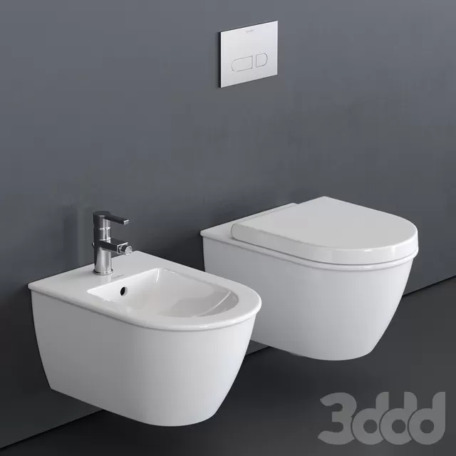 BATHROOM – TOILET & BIDET – 3D MODELS – FREE DOWNLOAD – 2577