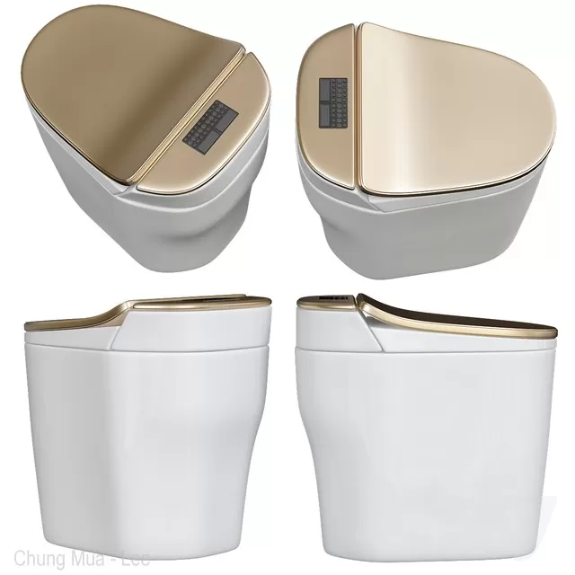 BATHROOM – TOILET & BIDET – 3D MODELS – FREE DOWNLOAD – 2584