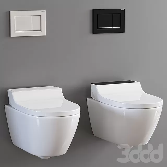 BATHROOM – TOILET & BIDET – 3D MODELS – FREE DOWNLOAD – 2586