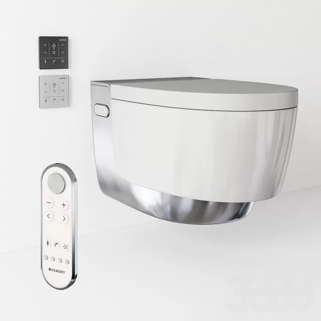 BATHROOM – TOILET & BIDET – 3D MODELS – FREE DOWNLOAD – 2591