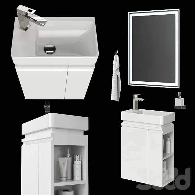 BATHROOM – WASH BASIN – 3D MODELS – FREE DOWNLOAD – 2674