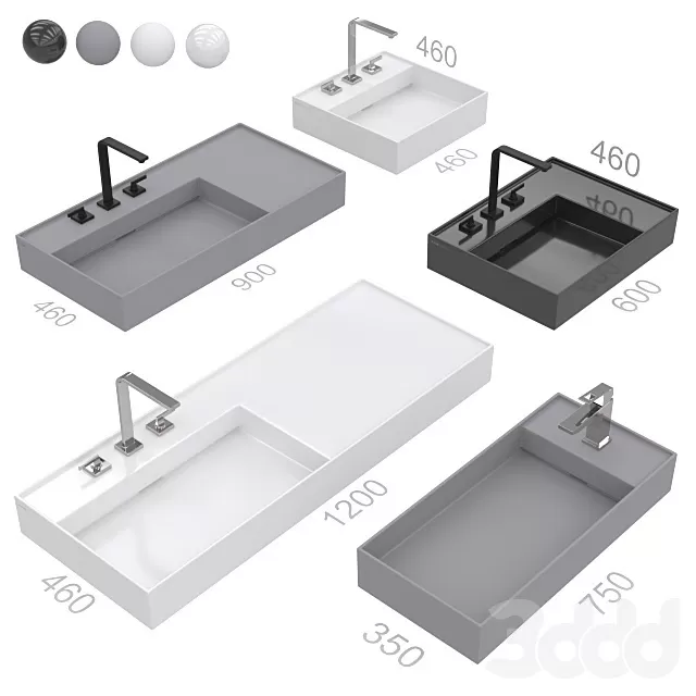 BATHROOM – WASH BASIN – 3D MODELS – FREE DOWNLOAD – 2676