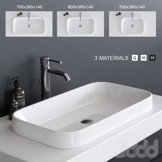 BATHROOM – WASH BASIN – 3D MODELS – FREE DOWNLOAD – 2689