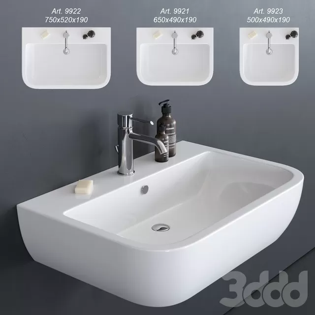 BATHROOM – WASH BASIN – 3D MODELS – FREE DOWNLOAD – 2692