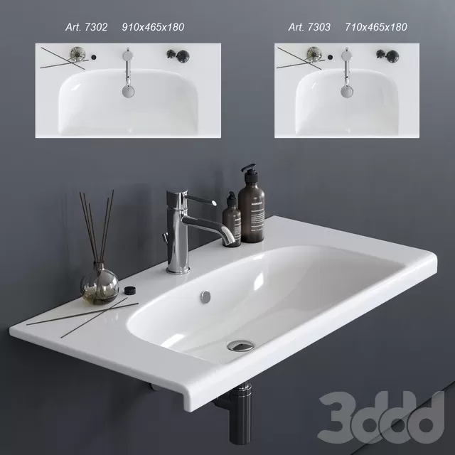 BATHROOM – WASH BASIN – 3D MODELS – FREE DOWNLOAD – 2696