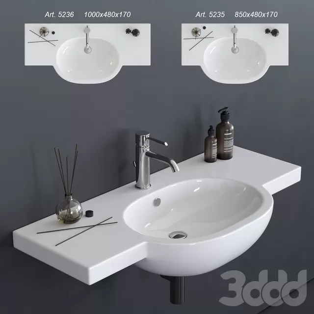 BATHROOM – WASH BASIN – 3D MODELS – FREE DOWNLOAD – 2697