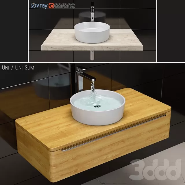 BATHROOM – WASH BASIN – 3D MODELS – FREE DOWNLOAD – 2739