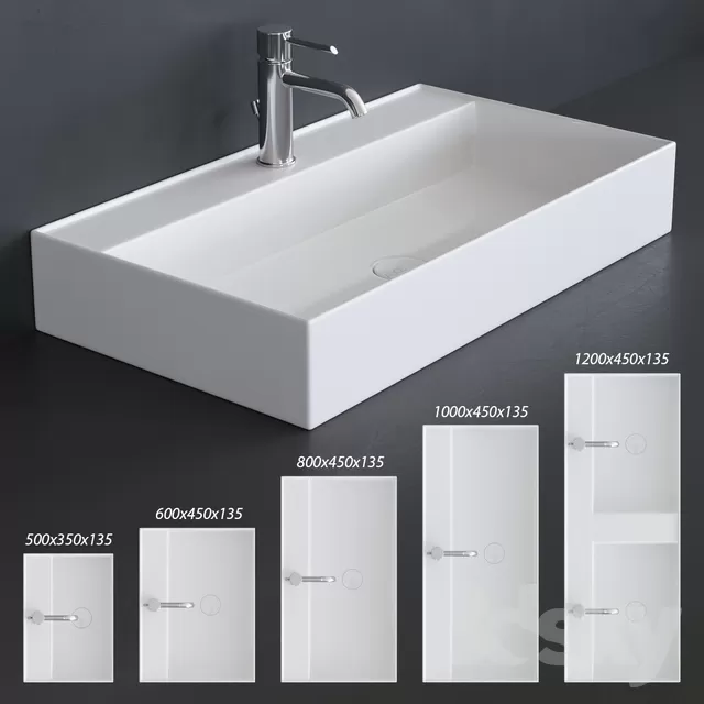BATHROOM – WASH BASIN – 3D MODELS – FREE DOWNLOAD – 2744