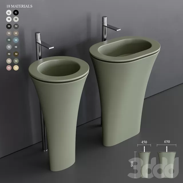 BATHROOM – WASH BASIN – 3D MODELS – FREE DOWNLOAD – 2769