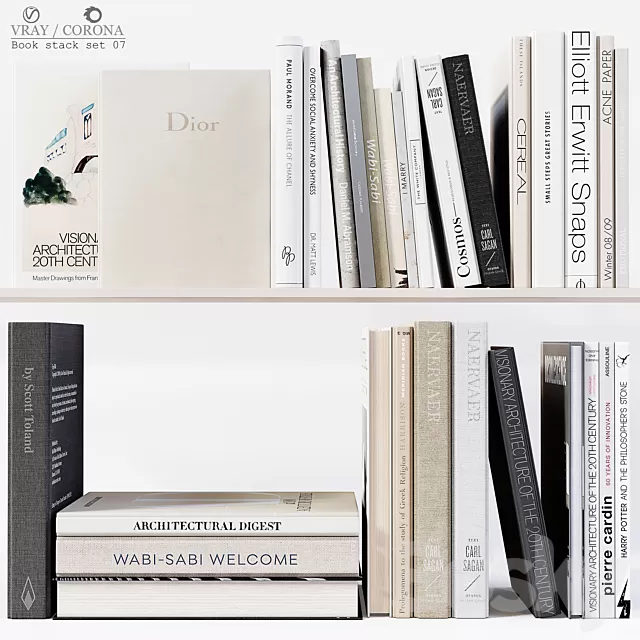 DECORATION – BOOKS – 3D MODELS – FREE DOWNLOAD – 2893