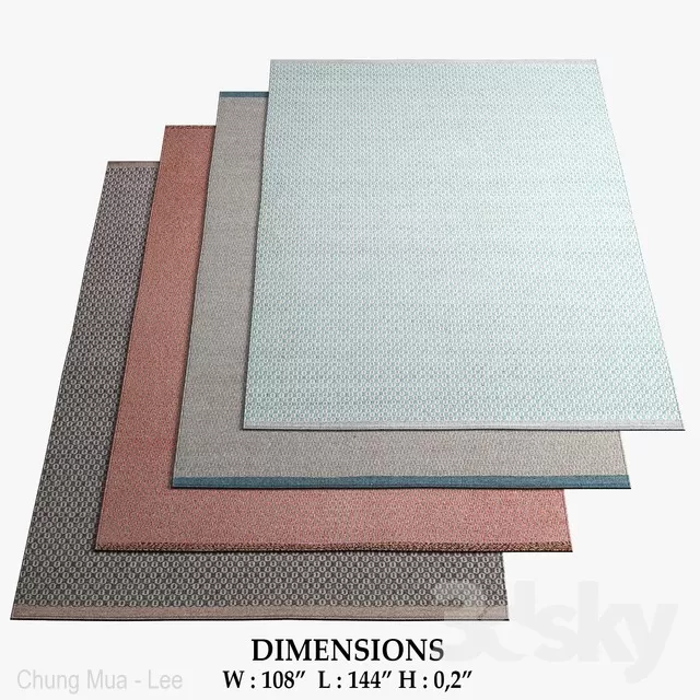 DECORATION – CARPETS – 3D MODELS – FREE DOWNLOAD – 2932