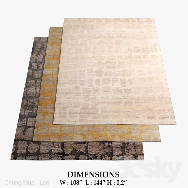 DECORATION – CARPETS – 3D MODELS – FREE DOWNLOAD – 2939